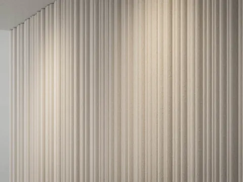 Narbutas VARJO thermoformed PET felt acoustic panels, image 3 of 6.