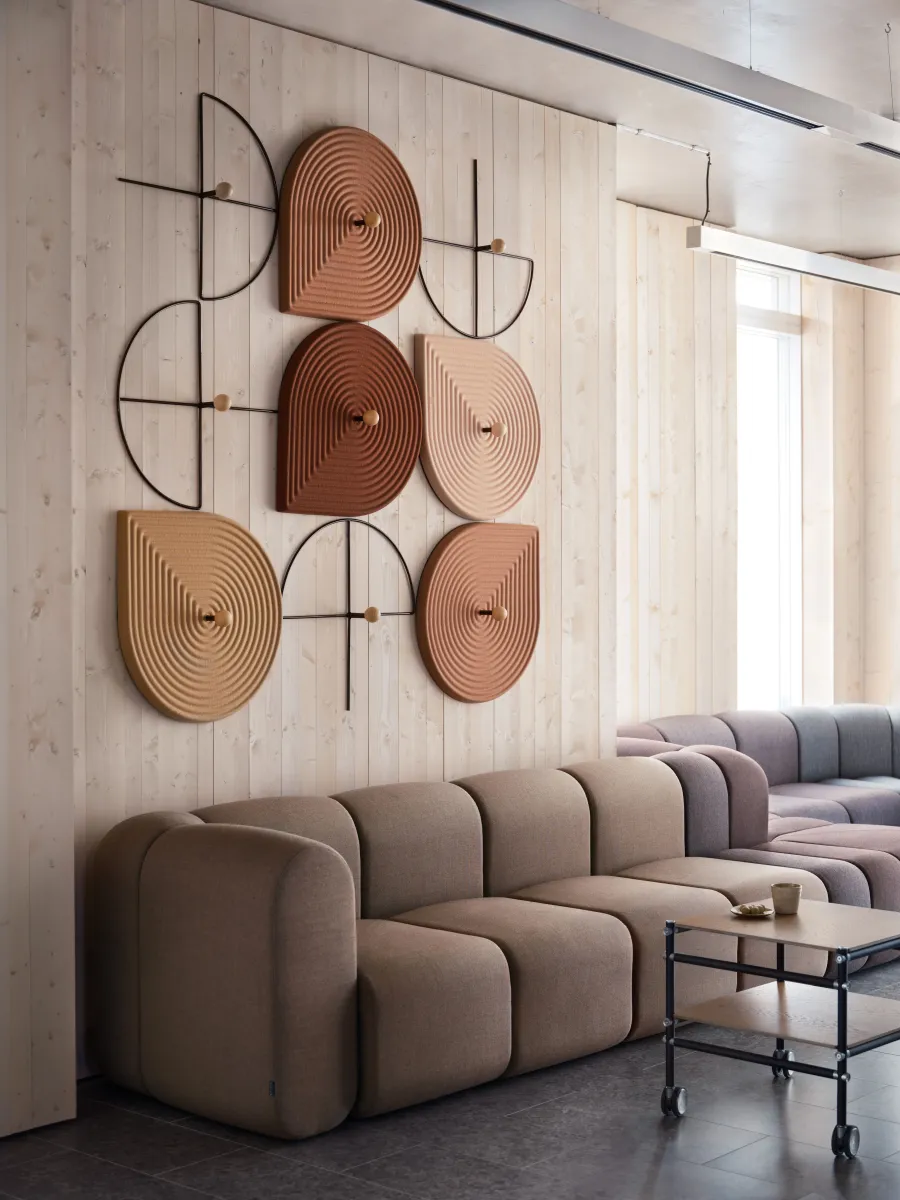 DecoFunc wall in an interior.