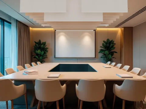Caimi Snowsound-Up ceiling in an interior.