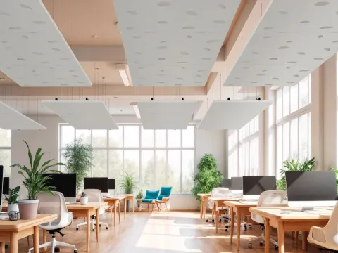Caimi Snowsound-Up ceiling with lighting.