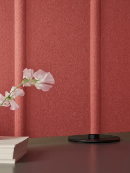 BAUX-Acoustic_Felt-Desk_Divider-Coral_Red2