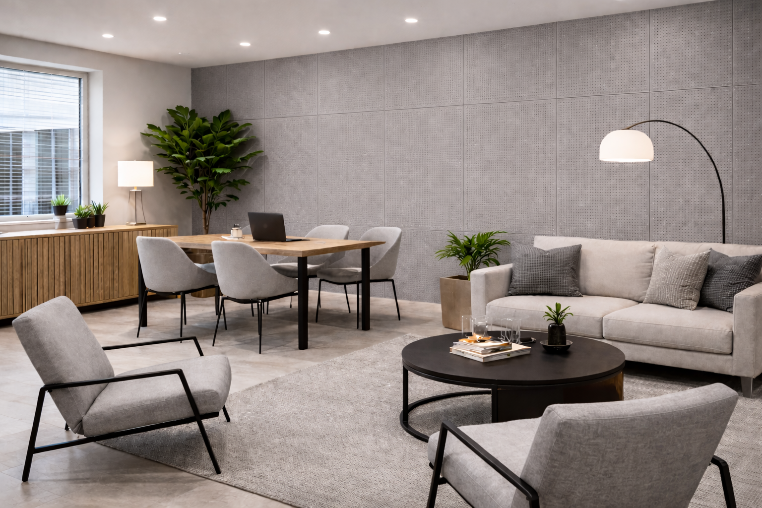 Forescolor Microperforated LightGrey_Applied